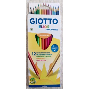 CRAYON DE COULEUR 12 GIOTTO