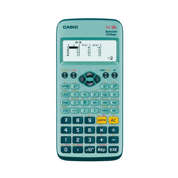 Calculatrice Scientifique CASIO FX-92+Spéciale Collège
