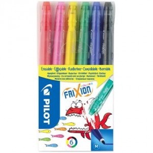 Set de stylos de couleur effaçables pour écrire et recommencer